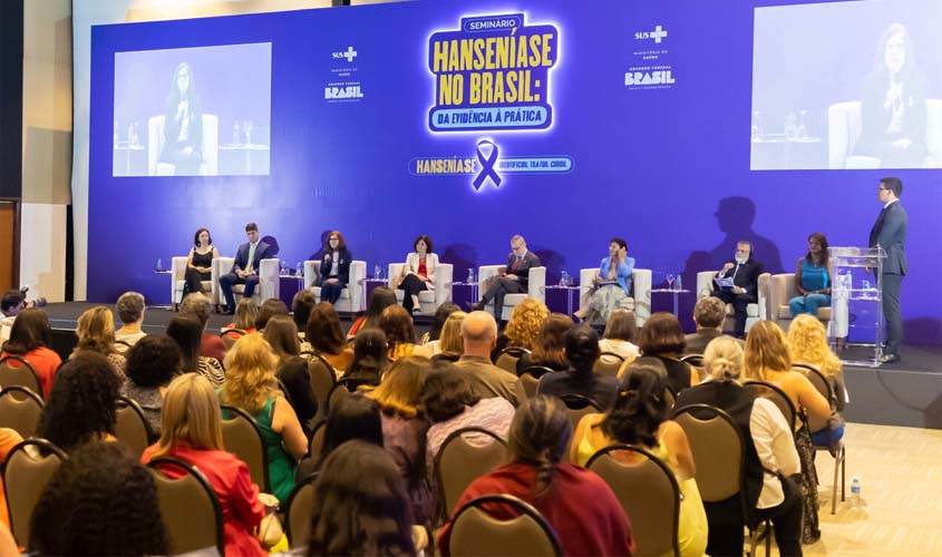 Rondônia recebe homenagem e expõe experiências de sucesso em seminário sobre hanseníase do Ministério da Saúde