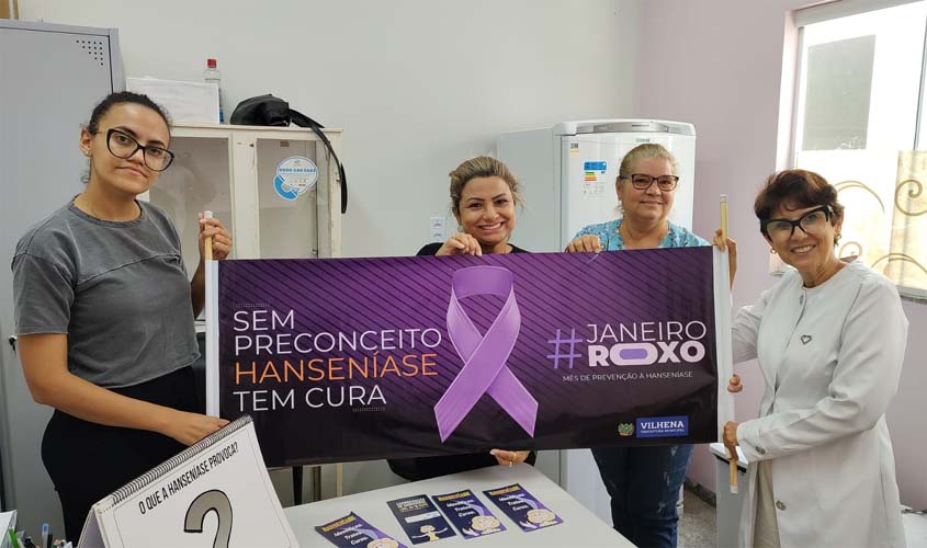 Janeiro Roxo: Prefeitura alerta a comunidade em mês da conscientização e combate à hanseníase