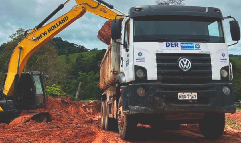 Rodovia 418 recebe melhorias entre Cacoal e Rondolândia