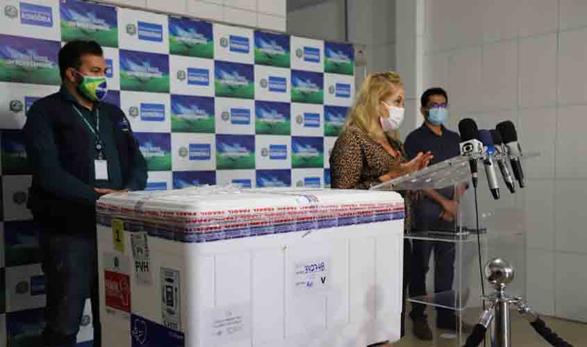 Porto Velho recebe lotes das vacinas Oxford e CoronaVac