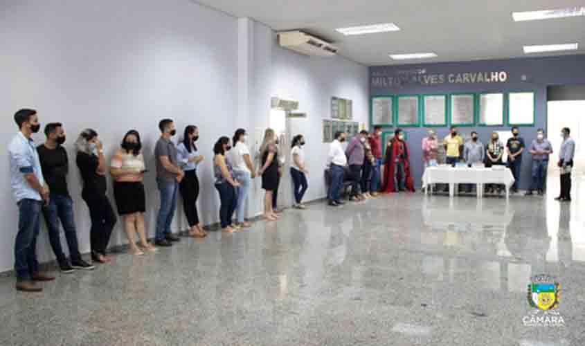 Dez servidores da Câmara de Cacoal foram homenageados pelos colegas