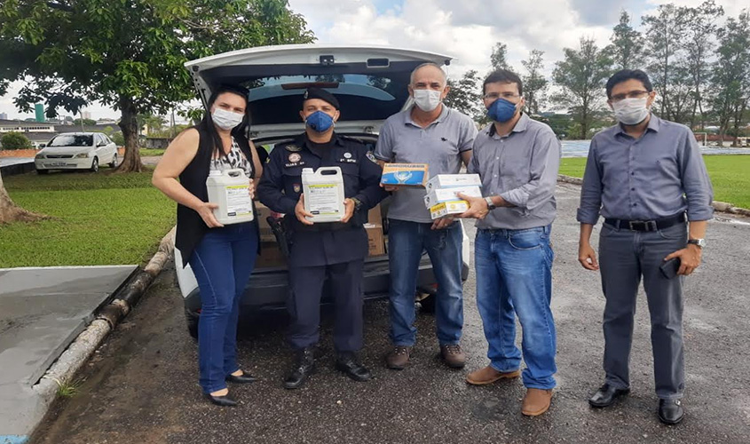 Coronavírus: Judiciário doa EPIs para policiais e bombeiros em Ji-Paraná
