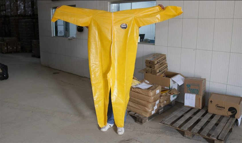 Equipamentos de proteção são entregues aos hospitais