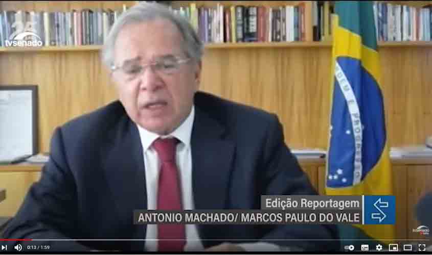 Em reunião com Guedes, senadores questionam valor do auxílio emergencial de R$ 250