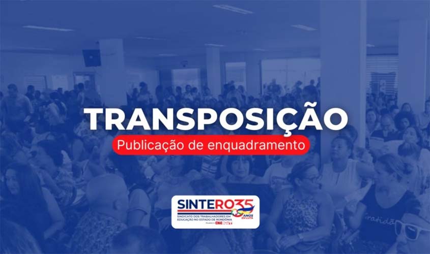 DOU publica portaria de enquadramento dos transpostos de 2024