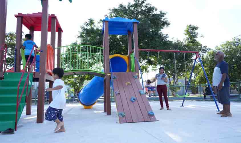 Praças revitalizadas passam a ser ponto de lazer para moradores de Porto Velho