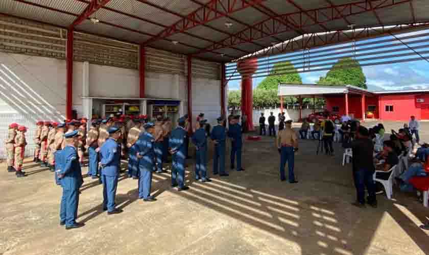 Solenidade marca promoção de militares do 5° Grupamento do Corpo de Bombeiros Militar