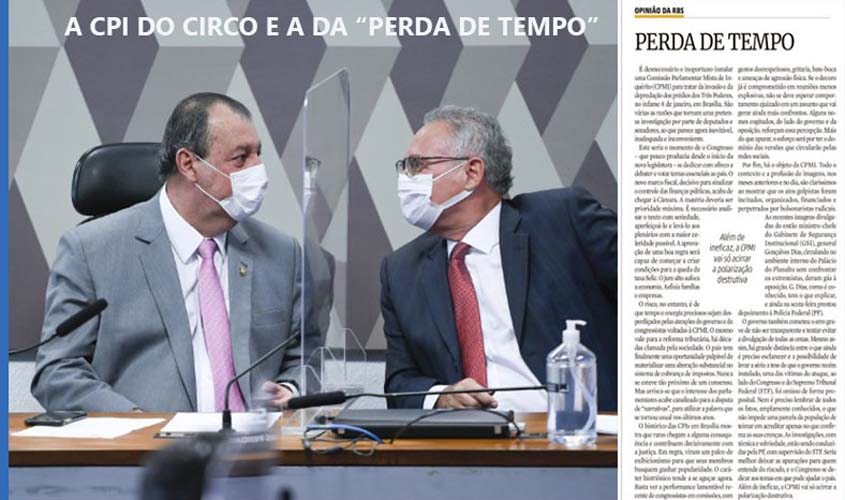 AFINAL, UMA CPI É POSITIVA OU NEGATIVA PARA O PAÍS? A RESPOSTA É: DEPENDE A QUEM ELA  PRETENDE INVESTIGAR