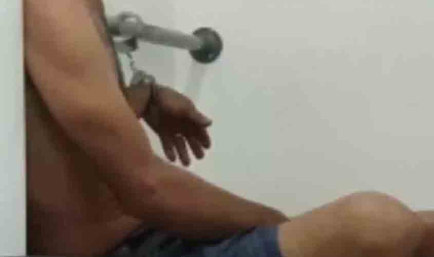 Em fuga alucinada da polícia, rapaz de 27 anos bate de moto em cerca de arame e é preso por embriaguez