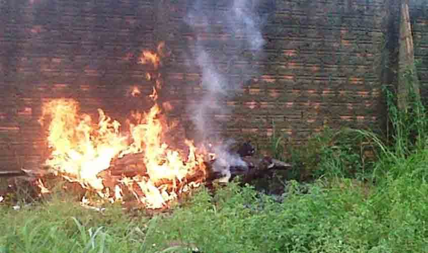 Campanha alerta sobre os riscos de queimadas em terrenos