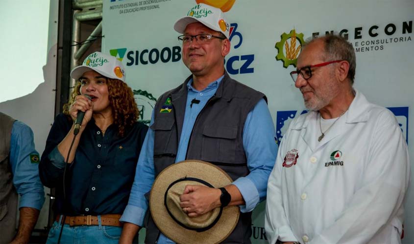 Governador coronel Marcos Rocha lança o 1° ConQueijo e a 3ª Rondoleite na Rural Show