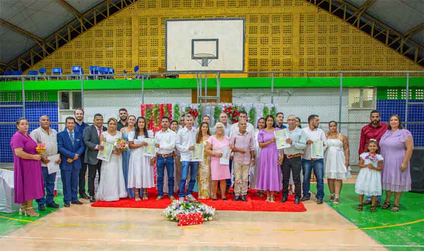 Justiça Rápida Itinerante oficializa 17 casamentos em São Domingos do Guaporé