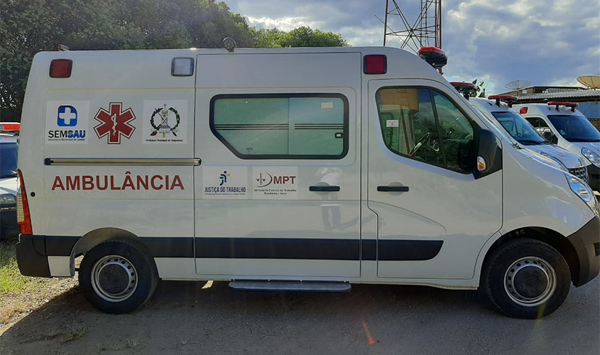 Combate à Covid-19 tem reforço com ambulâncias tipo UTI Móvel entregues pelo MPT e TRT-RO/AC