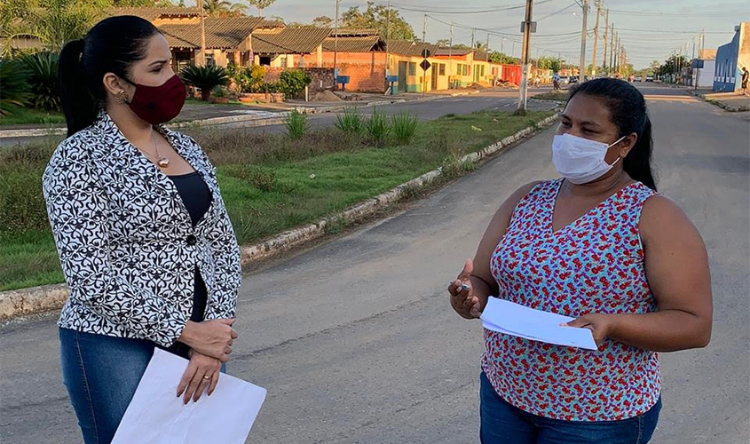 Cristiane Lopes verifica demandas da Vila DNIT e cobra providências