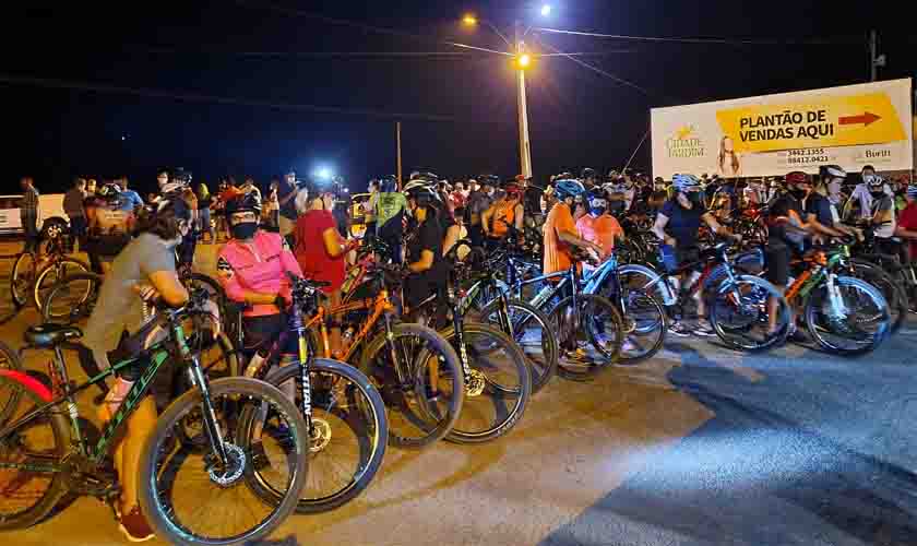 Ciclistas expressam gratidão ao Governo de Rondônia pela implantação de ciclovia
