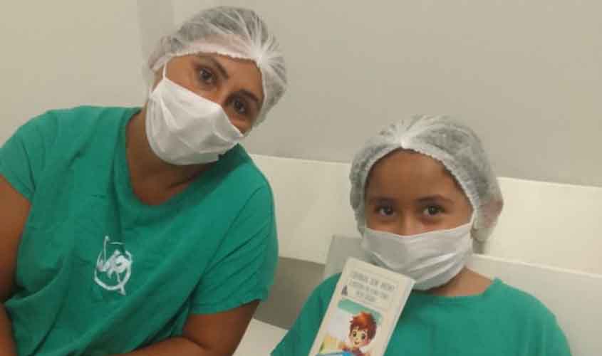 UNIR usa livro lúdico para acolher crianças em cirurgias