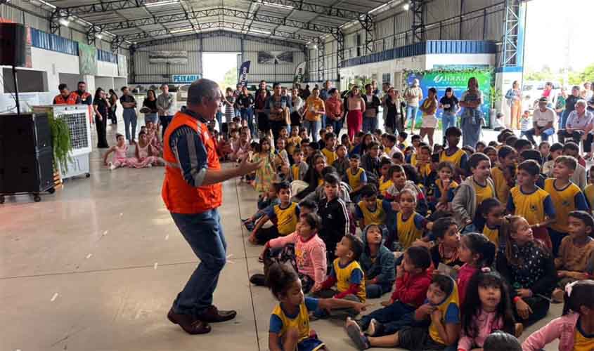Defesa Civil Municipal integra atividades da 3ª Feira de Conscientização e Prevenção Contra as Queimadas