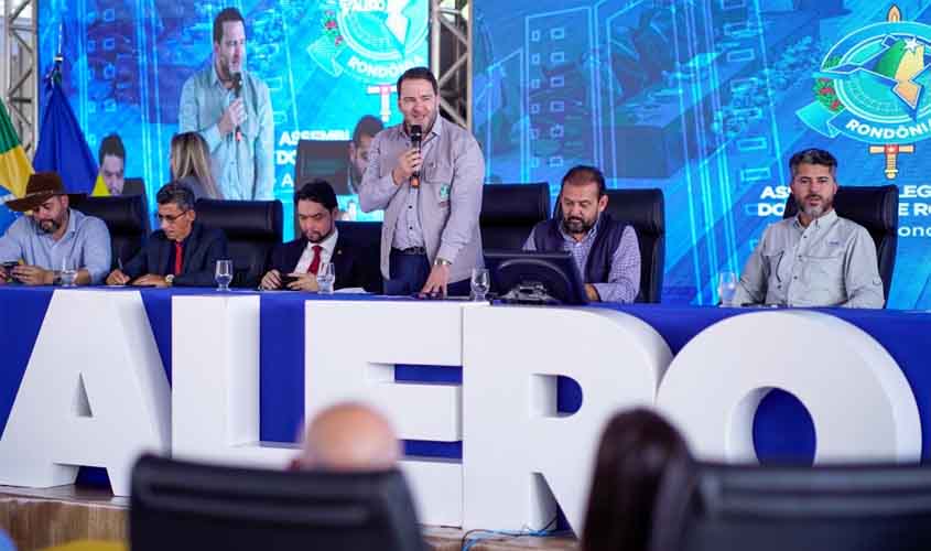 Presidente da Assembleia Legislativa defende o homem do campo durante sessão itinerante em Machadinho do Oeste