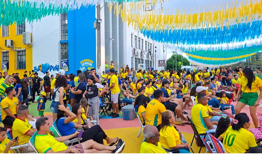 Jogo da Seleção terá ponto facultativo em Porto Velho