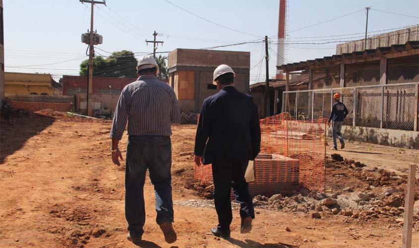 Obras do novo Fórum do TJRO são visitadas por secretário-geral do MPRO