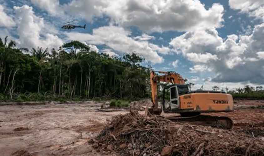 Após recomendação do MPF, AGU propõe ao Conama cadastro nacional de escavadeiras para conter garimpo ilegal
