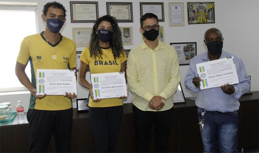 Atletas paralímpicos recebem Voto de Louvor do deputado Anderson Pereira