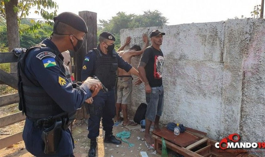 PM recaptura dois apenados que fugiram do Presídio Agenor Martins de Carvalho no último domingo, em Ji-Paraná