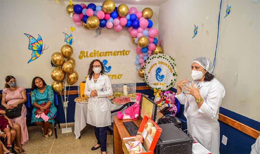 Palestra sobre aleitamento materno acontece na UBS Km 5