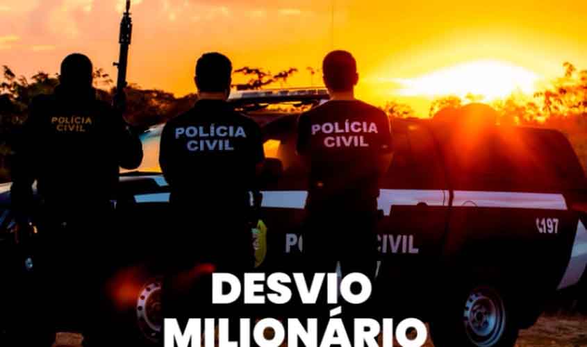 POLÍCIA CIVIL DE RONDÔNIA ESCLARECE DESVIO MILIONÁRIO E FORAGIDO É PRESO NO RIO DE JANEIRO