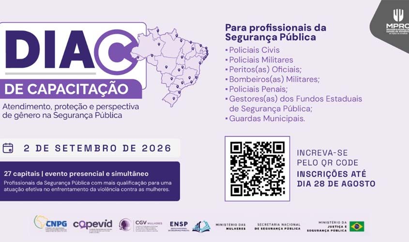 Dia C: inscrições para capacitação em segurança encerram sexta