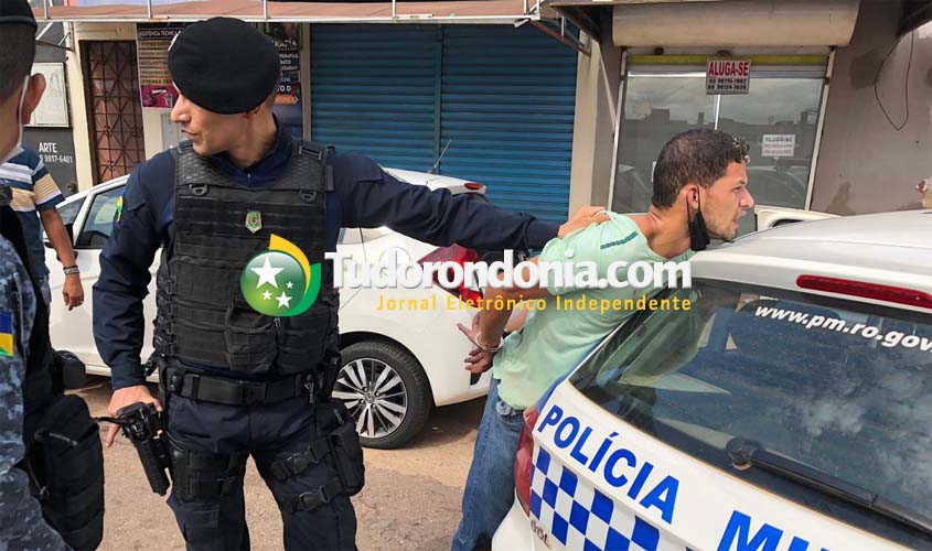 Homem é preso acusado de roubar restaurante e se envolver em acidente