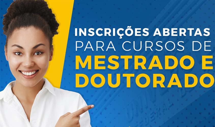   UNIR tem inscrições abertas para Mestrados e Doutorados