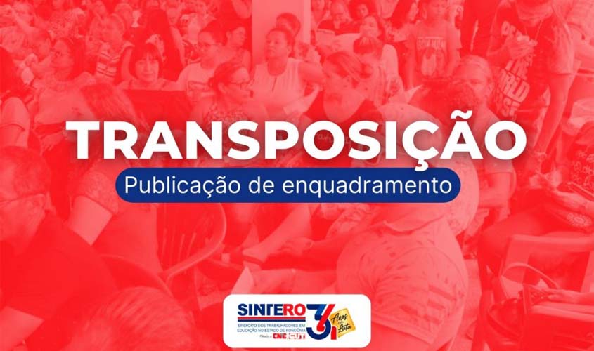 DOU publica enquadramento de servidores do Estado