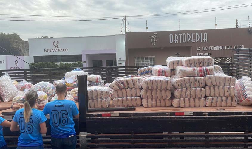 Servidores(as) do TJRO arrecadam 17 toneladas de alimentos e material reciclável durante gincana