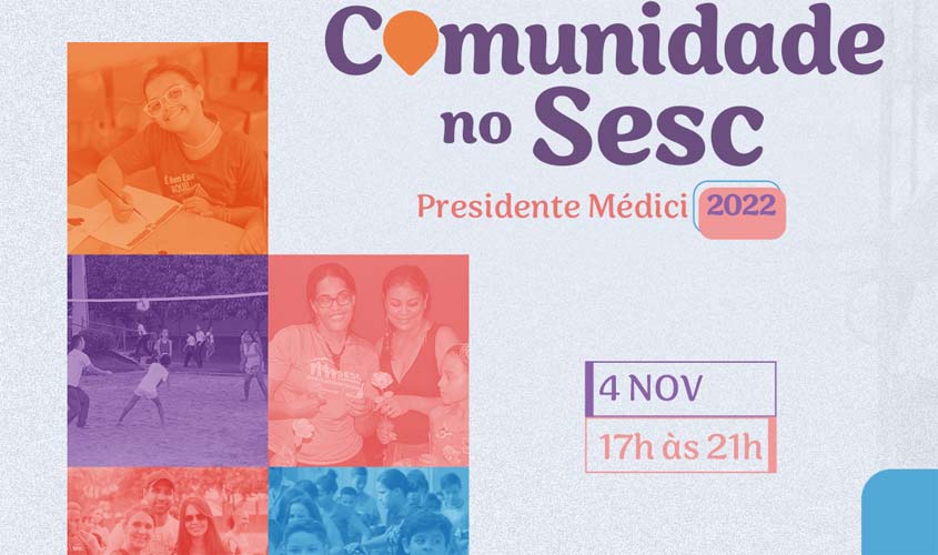 Projeto Comunidade no Sesc realizará atendimentos gratuitos