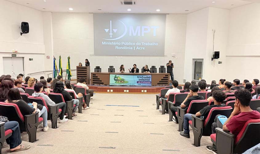 TRT-14 promove aprendizagem e combate ao trabalho infantil