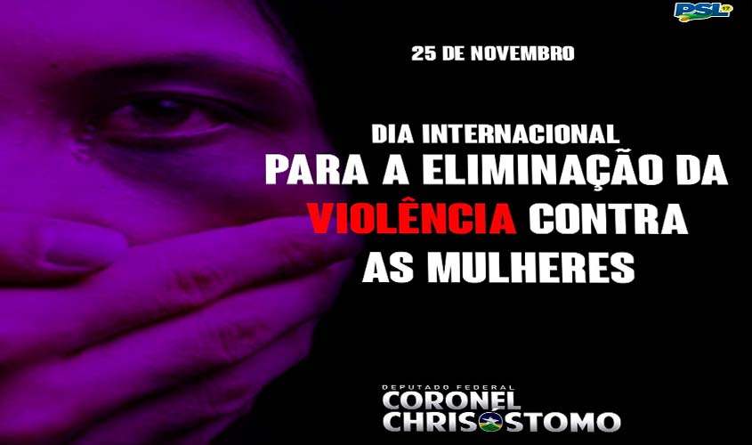 Câmara preside sessão solene no Dia Internacional para a Eliminação da Violência contra as Mulheres