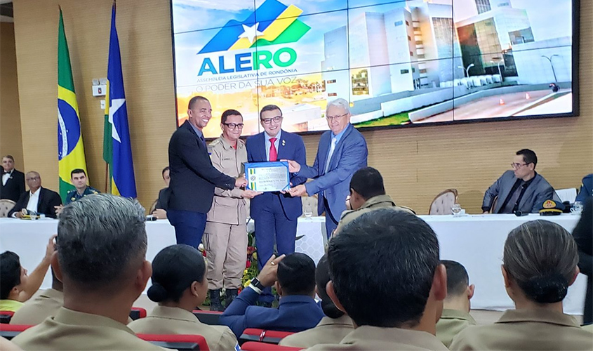 Solenidade homenageia com de Voto de Louvor o Corpo de Bombeiros de Rondônia