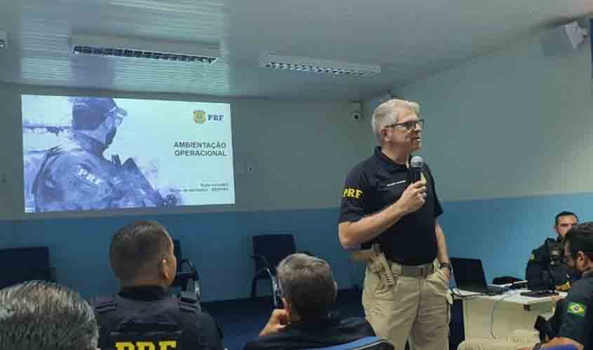 PRF em Rondônia realiza atividade de ambientação aos novos policiais