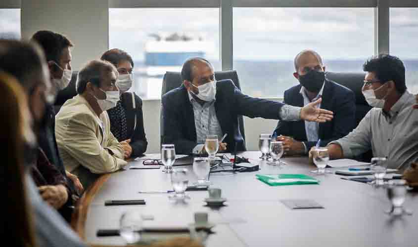 Presidente Laerte Gomes articula reunião com representantes da agroindústria de Rondônia, Idaron e Sefin