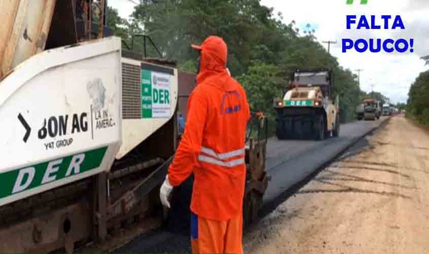 Depois de 30 anos, finalmente a promessa cumprida: estrada do Belmont está quase toda asfaltada