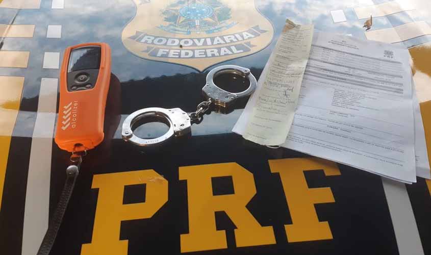 Em Rondônia, PRF detém motoristas por embriaguez ao volante
