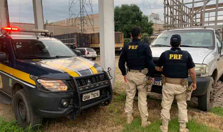 PRF identifica caminhão adulterado