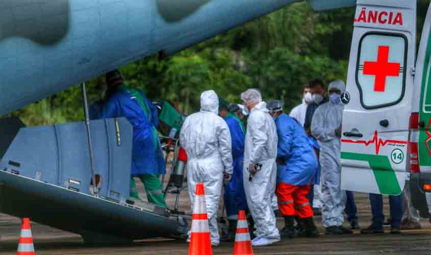 Mais nove pacientes de Rondônia com Covid-19 são transferidos para hospital do Rio Grande do Sul