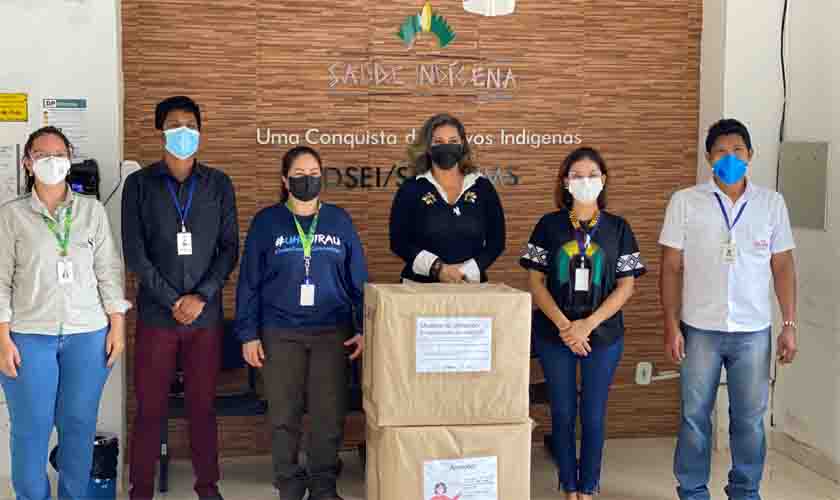 Jirau Energia doa quatro mil máscaras de proteção à covid-19 para povos indígenas feitas por costureiras locais e apoio do BNDES