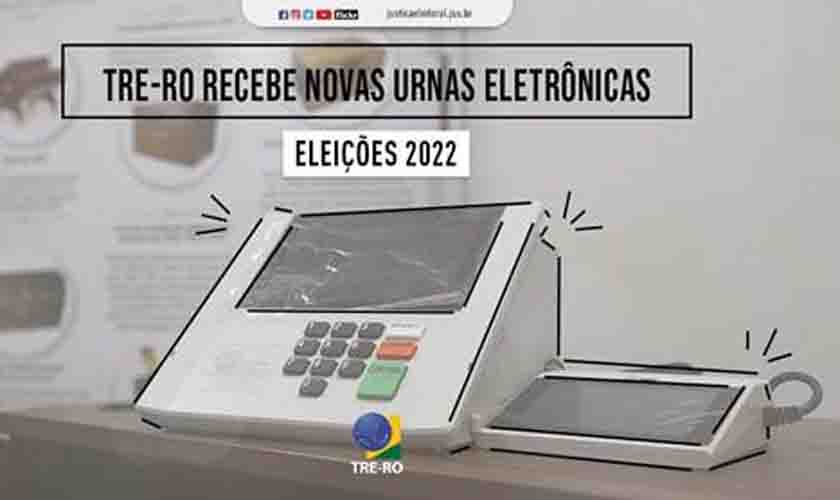 TRE-RO recebe as novas urnas eletrônicas que devem ser utilizadas nas Eleições 2022