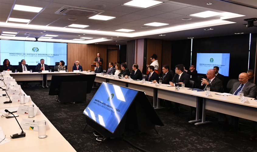 Reunião do Conselho Nacional de Secretários de Segurança Pública discute demandas dos estados