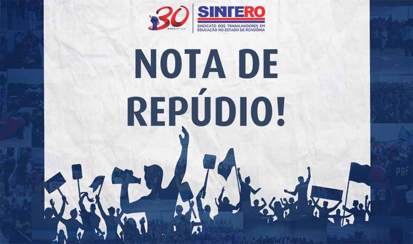 Sintero repudia carta enviada pelo MEC às escolas de todo o país