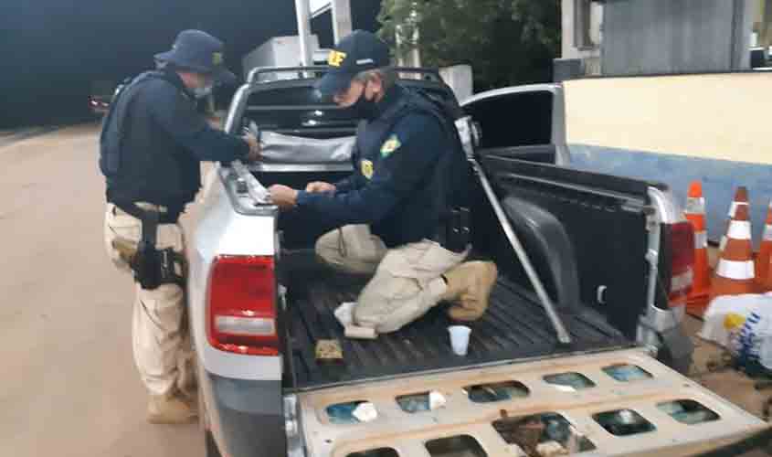 Em Pimenta Bueno/RO, PRF realiza maior apreensão de cocaína nas BRs do estado em 2021