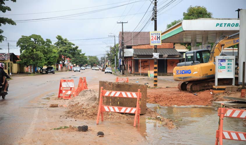 Reforço na drenagem beneficia moradores da Zona Leste